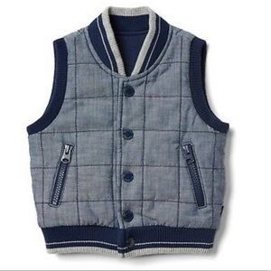 NWOT Baby GAP Reversible Vest